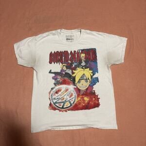 24KARATS L MEN’S SHORT SLEEVE TEE SHIRT BORUTO MADE IN U.S.A Large Used